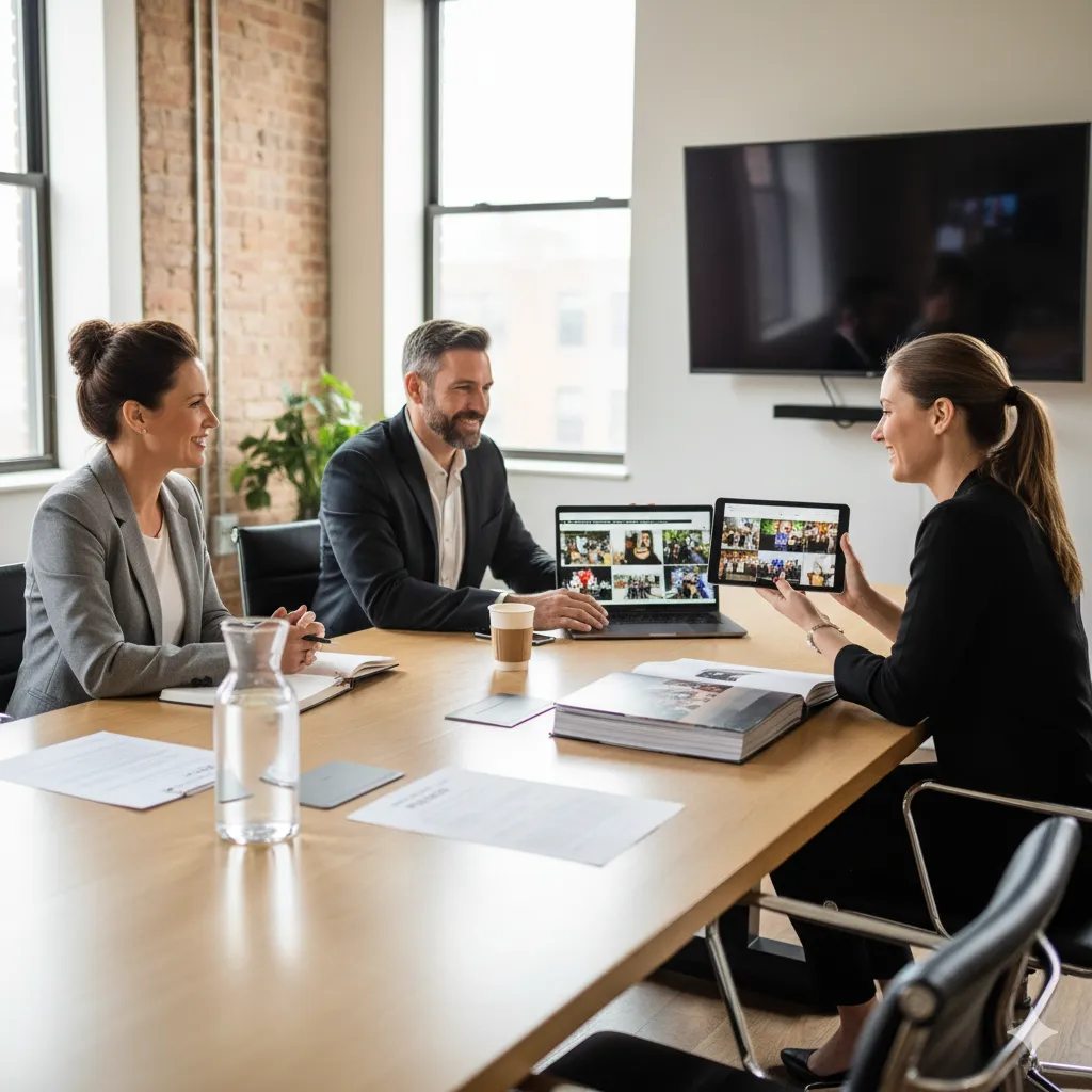 Client consultation and planning session